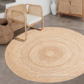 Water Hyacinth Mat Rug Natural Water hyacinth round home decor floor mats Manufactory